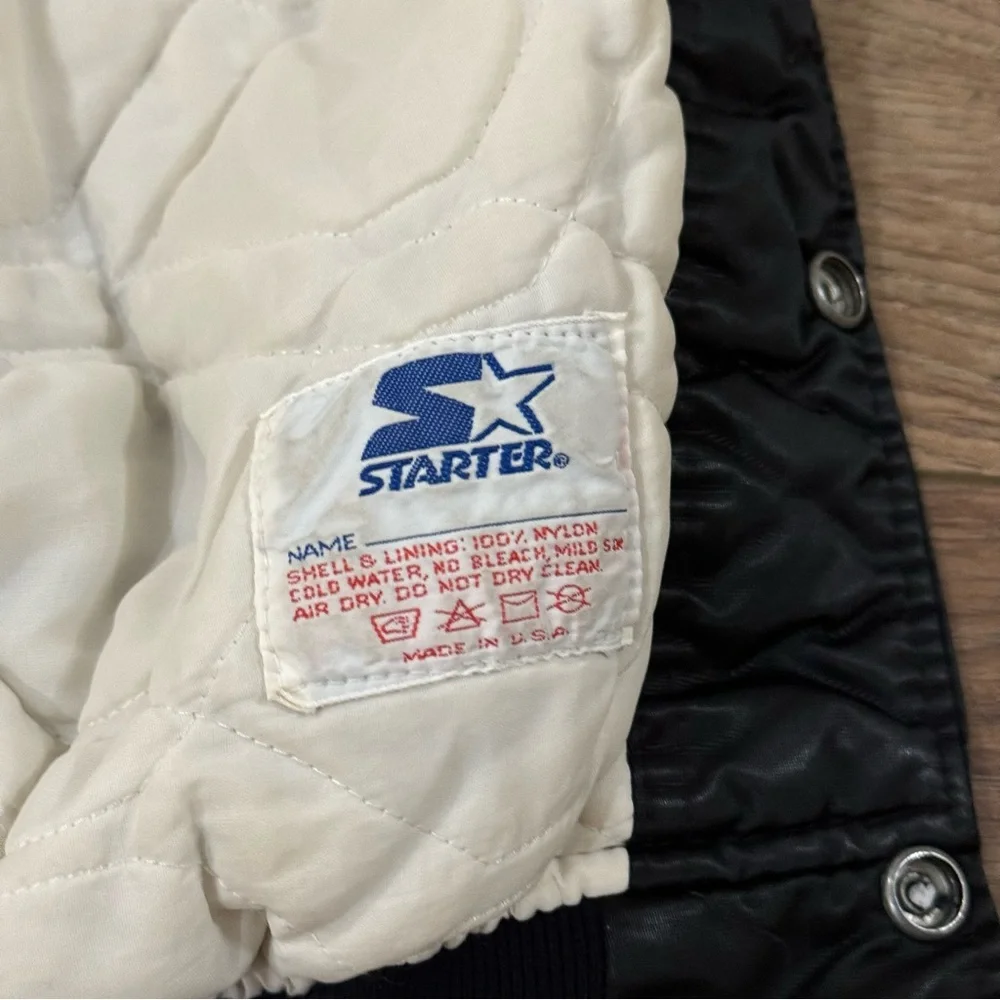 Vintage 80s Raiders Starter Bomber Jacket XL - Picture 10 of 15